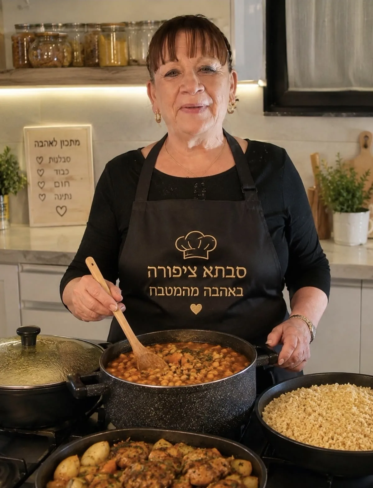 סבתא ציפורה במטבח